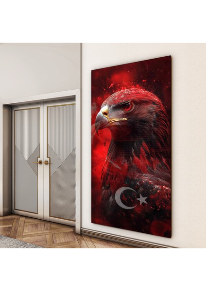 Türk Bayrağı Cam Tablo - Yatay Motif 01-015 indirimleri