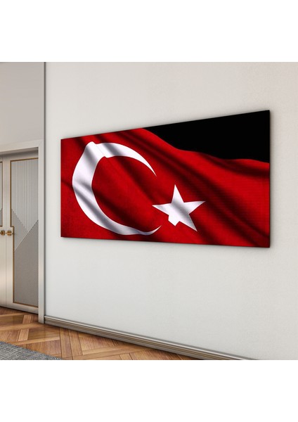 Türk Bayrağı Cam Tablo - Dikey Motif 01-004 indirimleri