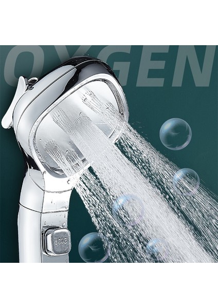 Gri Tarzı Yüksek Basınçlı Su Tasarruflu Duş Başlığı El Duş Spa Ayarlanabilir 4 Fonksiyonlu Yüksek Basınçlı Duş Başlığı Banyo Aksesuarları (Yurt Dışından)