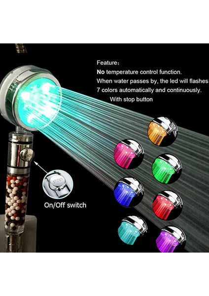 Altın Turbo Şarjlı Stil Yüksek Basınçlı Su Tasarruflu Sprey Duş Başlığı 360 Döndür Yağış Duş Başlığı Fan Banyosu El Basınçlı Masajlı Duş Başlığı (Yurt Dışından)