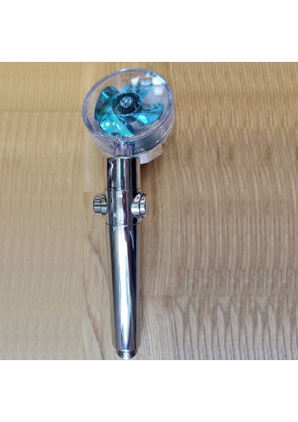 Mavi Stil Yüksek Basınçlı Duş Başlığı Filtreli Su Tasarruflu Duş Banyo Aksesuarları Güçlü Akım Artırır Turbo Cilalı Jakuzi (Yurt Dışından)