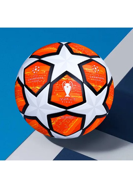 Uefa Şampiyonlar Ligi Futbol Sıcak Bondedfootball Yama Deri Dikişsiz Pu 4 Boyut 5 (Yurt Dışından)