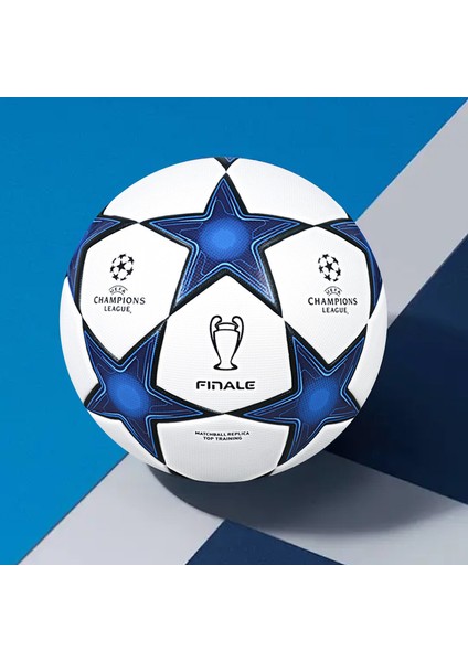 Uefa Şampiyonlar Ligi Futbol Sıcak Bondedfootball Yama Deri Dikişsiz Pu 4 Boyut 5 (Yurt Dışından)