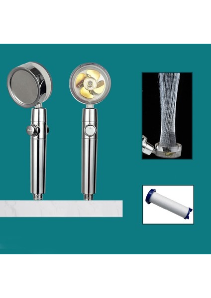 1pc Mor 08 Tarzı Yeni Duş Başlığı Su Tasarrufu Akışı 360 Derece Dönen Küçük Fan Abs Yağmur Yüksek Basınçlı Püskürtme Memesi Banyo Aksesuarları (Yurt Dışından) fırsatları