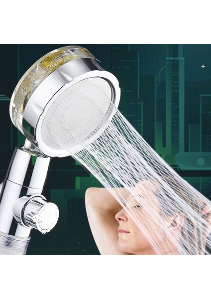 Filtre Stiliyle Kırmızı Küçük Fan ile 360 Derece Dönen Abs Yağmur Yüksek Basınçlı Püskürtme Memesi Banyo Aksesuarları Yenı Duş Başlığı Su Tasarrufu Akış (Yurt Dışından) modelleri