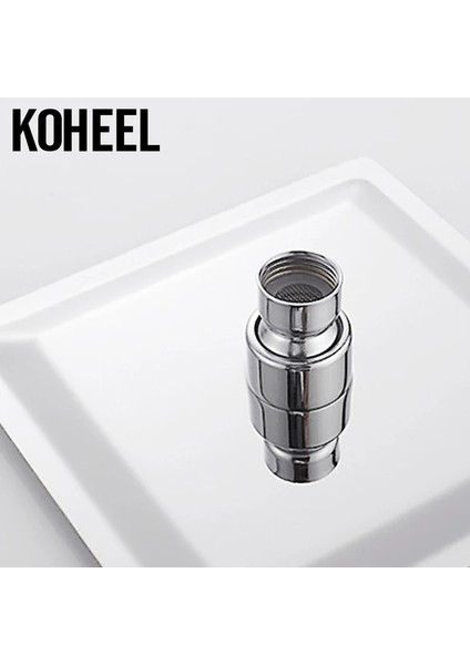 8 Inç Tarzı Koheel Yağmur Duş Başlığı Kare Krom Tavan Yağmur Paslanmaz Çelik Duş Başlığı Yağmur Duş Başlıkları Kulplu (Yurt Dışından)