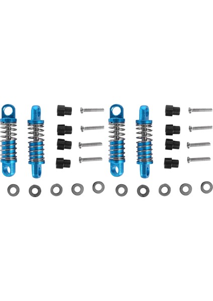 4 Adet 1/28 Rc Alüminyum Amortisörler Rc Araba Için K969 K989 K999 P929 4WD Kısa Kulvar Drift Araba Parçaları-Mavi (Yurt Dışından)