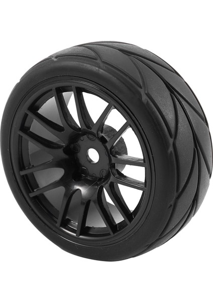 12 Adet 1/10 Lastik Lastik Rc Yarış Arabası Lastikleri Yol Tekerlek Jantı Için Fit 9068-6081 Rc Araba Parçası (Yurt Dışından)