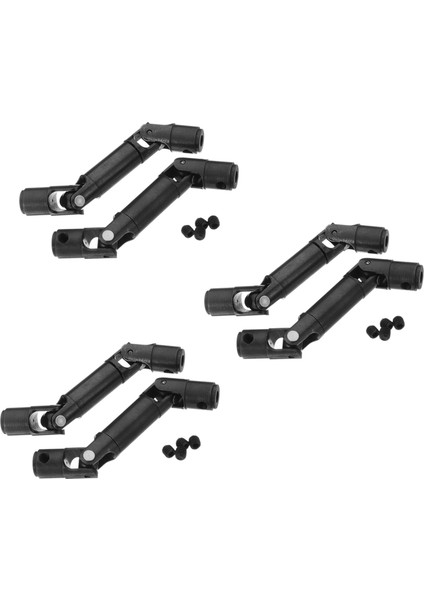 6 Adet Yükseltme Metal Tahrik Mili 1/16 Rc Araba Parçaları Paletli Kamyon, Siyah (Yurt Dışından)