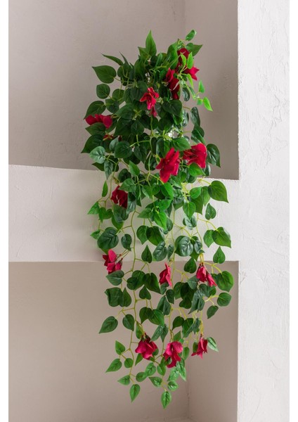 Yapay Sarmaşık Begonvil Kırmızı 100 cm 8 Dal