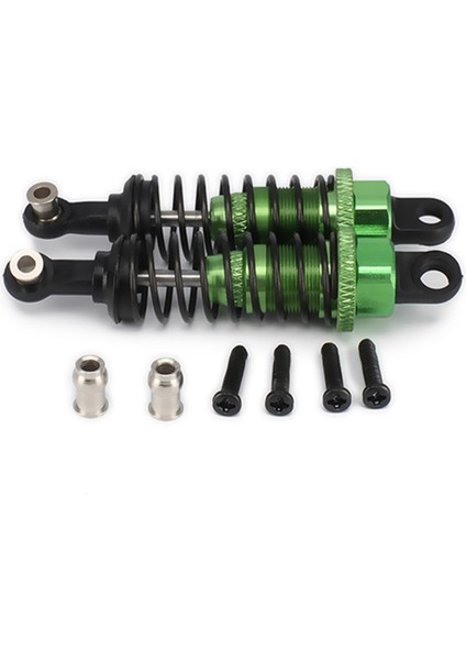 2 Adet Yağ Ayarlanabilir 65MM Damper Rc Araba Için 1/18 A959 A969 A979 K929, Yeşil (Yurt Dışından)