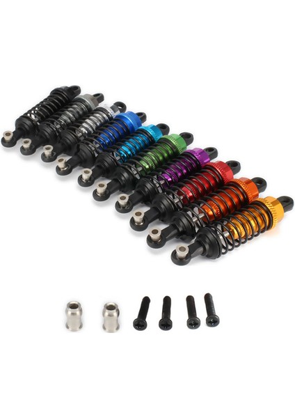 2 Adet Yağ Ayarlanabilir 65MM Damper Rc Araba Için 1/18 A959 A969 A979 K929, Yeşil (Yurt Dışından)