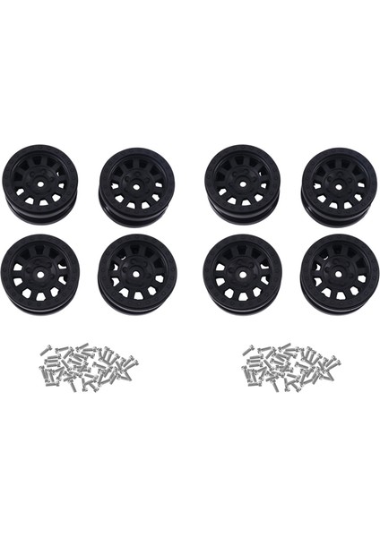 8 Adet Plastik Beadlock 1.9 Tekerlek Poyra Jant 1/10 Rc Paletli Araba Eksenel SCX10 Wraith RR10 Capra RBX10 Trx4,3 (Yurt Dışından)