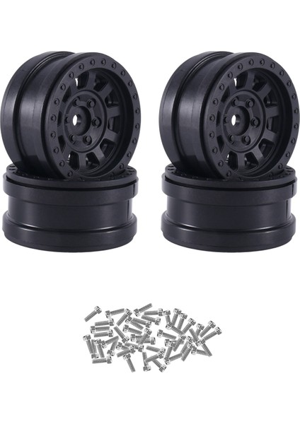 8 Adet Plastik Beadlock 1.9 Tekerlek Poyra Jant 1/10 Rc Paletli Araba Eksenel SCX10 Wraith RR10 Capra RBX10 Trx4,3 (Yurt Dışından)