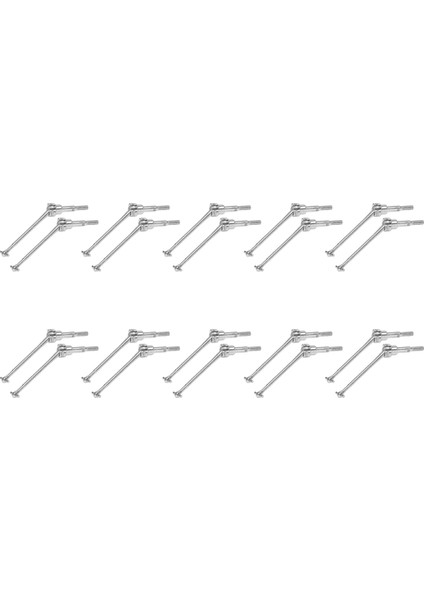 20 Adet Metal Ön Tahrik Mili Cvd 0090 12428 12423 1/12 Rc Araba Paletli Kısa Kulvar Kamyon Yükseltme Parçaları (Yurt Dışından)