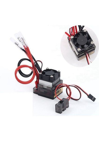 4x 320A 7.2V-16V Çift Yönlü Fırçalı Esc Hız Kontrol Cihazı Rc Araba Kamyon Tekne Için (Yurt Dışından)