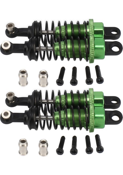 4 Adet Yağ Ayarlanabilir 65MM Amortisör Rc Araba Için 1/18 A959 A969 A979, Yeşil (Yurt Dışından)
