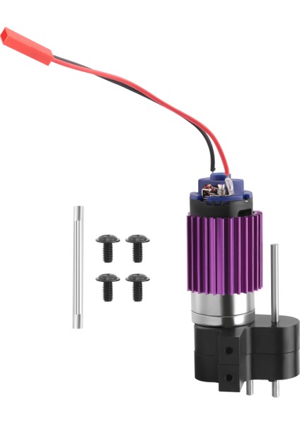 Metal 370 Motor Şanzıman C14 C24 B24 B36 Mn D90 D99 MN99S Rc Araba Yükseltme Parçaları, Siyah (Yurt Dışından)