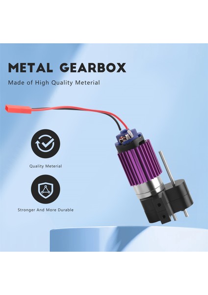 Metal 370 Motor Şanzıman C14 C24 B24 B36 Mn D90 D99 MN99S Rc Araba Yükseltme Parçaları, Siyah (Yurt Dışından)