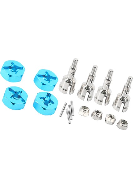 3x Tekerlek Dönüşüm Seti Aks ve 12MM Altıgen Dalış Hub Dönüş 1/10 Yolda 1/18 A959 A969 A979 A959B A969-B Rc Araba (Yurt Dışından)