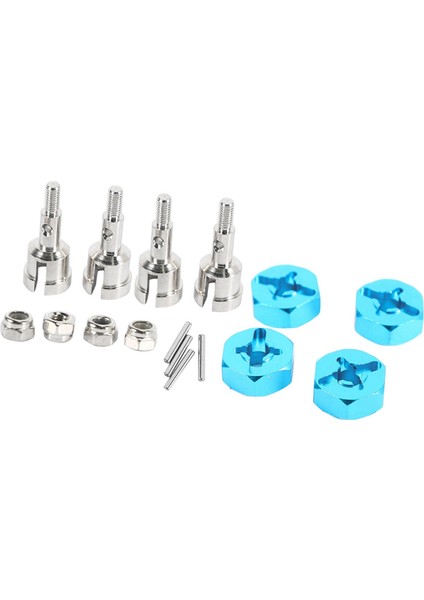 3x Tekerlek Dönüşüm Seti Aks ve 12MM Altıgen Dalış Hub Dönüş 1/10 Yolda 1/18 A959 A969 A979 A959B A969-B Rc Araba (Yurt Dışından)