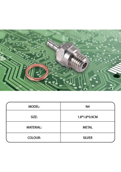 70117 1/10 1/8 Rc Kamyon Nitro Motor Parçaları Için N4 Sıcak Kızdırma Bujisi Kıvılcım (Yurt Dışından)