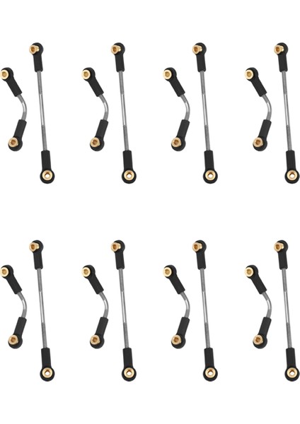 8 Takım Rc Araba Direksiyon Çekme Çubuğu Yükseltme Parçası Metal Rc Direksiyon Çubuğu Dayanıklı B1 B14 B24 B24 C14 C24 1/16 (Yurt Dışından)