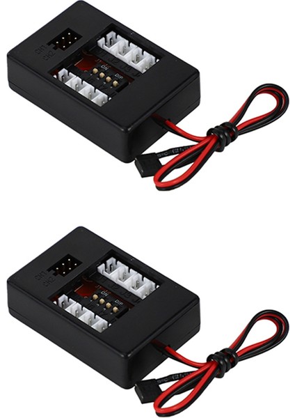 2x 1:10 Rc Model Araba Kamyon LED Işık Kiti 12 LED Yanıp Sönen Kafa Işık Lambası Sistemi Rc 1:10 Model Araba Aksesuarları (Yurt Dışından)