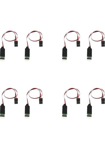 8 Adet 3ch 3 Kanallı LED Lamba Işığı Kontrol Anahtarı Paneli 1/10 1/8 Rc Model Araba Eksenel SCX10 Trx4 (Yurt Dışından)