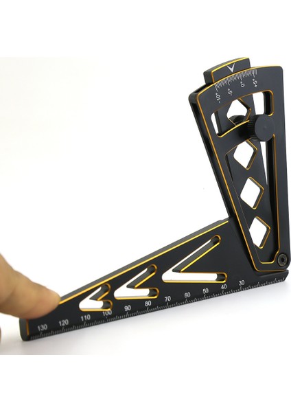 Cnc Metal Ayarlanabilir Cetvel Rc Araba Yüksekliği ve Jant Kamber 15 Derece Hobi Araçları 1/7 1/8 1/10 Rc Araba (Yurt Dışından)