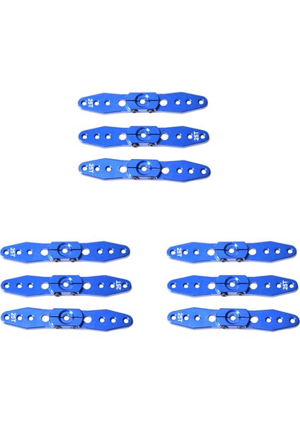 9 Adet Alüminyum Direksiyon Servo Korna Kolu 25T 1/8 1/10 Rc Araba Tekne Yükseltme Parçası (Yurt Dışından)