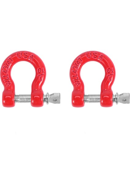 24 Adet Metal Ön Arka Tampon Römork Kancası Çekme Kelepçesi Kurtarma Kancası 1/10 Rc Kaya Paletli Araba Trx4 -4 SCX10 (Yurt Dışından)
