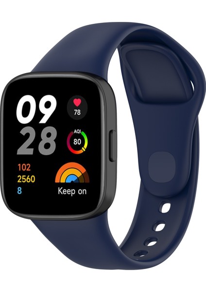 Systemcom Xiaomi Redmi Watch 3 Uyumlu Krd-81 Uyumlu Kordon Zore - Koyu Gri