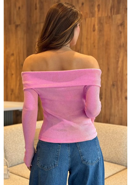 Kadın Madonna Yaka Kaşkorse Bluz fırsatları