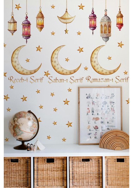 Üç Aylar Temalı Sticker Seti, Ramazan Sticker 3 Aylar Eğitici ve Eğlenceli Ramazan Sticker fiyatları