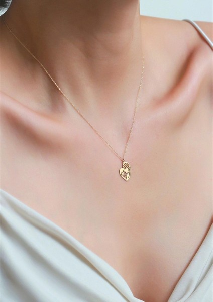 Anne Kız Çocuk Sevgi Kolye modelleri