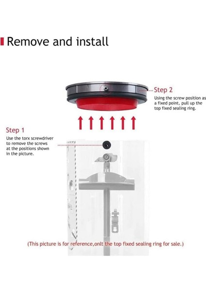 Dyson V10 Slim V12 Toz Haznesi Kova Üstü Sabit Sızdırmazlık Halkası (Yurt Dışından)