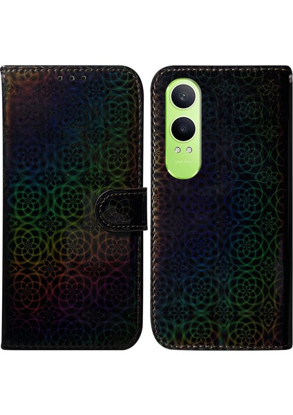 Oneplus Nord Ce4 Lite 5g Standlı Kılıf Göz Kamaştırıcı Çiçek Deri Telefon Kapağı (Yurt Dışından)