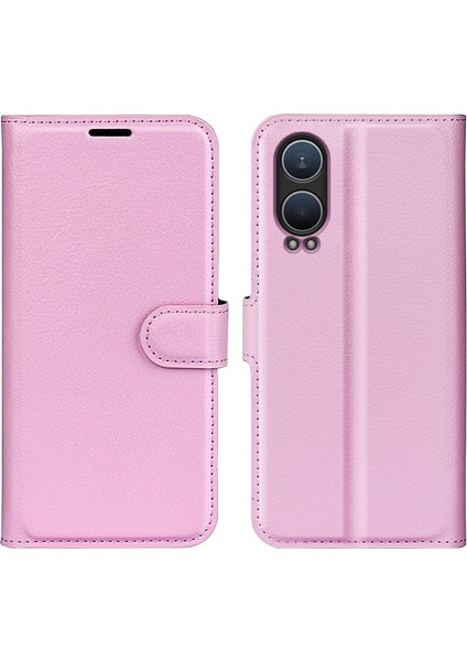 Oneplus Nord Ce4 Lite 5g Litchi Doku Darbeye Dayanıklı Deri Cüzdan Kapağı (Yurt Dışından)