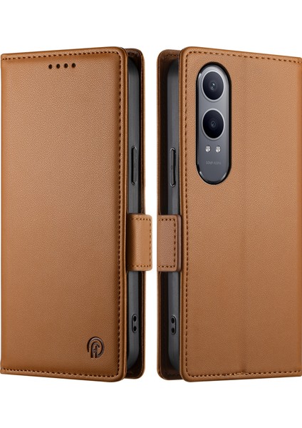 Oneplus Nord Ce4 Lite 5g Standlı Kılıf Pu Deri Cüzdan Telefon Kapağı (Yurt Dışından)