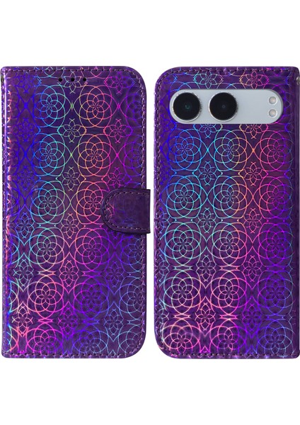 Oneplus Nord 4 Standlı Kılıf Göz Kamaştırıcı Çiçek Deri Telefon Kapağı (Yurt Dışından)