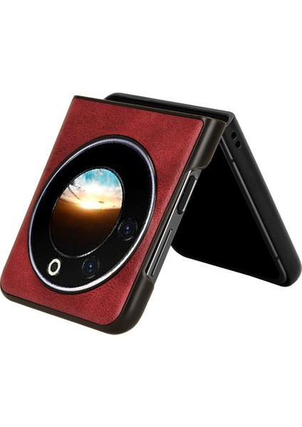 Tecno Phantom V Flip Pu Deri + Şişe Açacağı ile Pc Telefon Kapağı (Yurt Dışından)