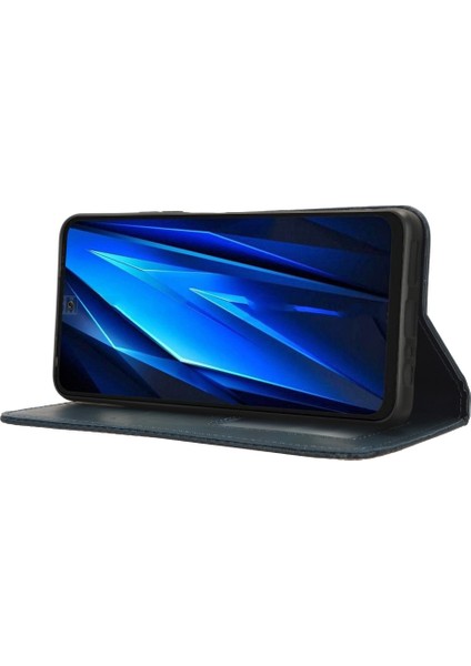 Tecno Pova 5 4g Telefon Kapak Standı Cüzdan Retro Pu Deri Kabuk (Yurt Dışından) fırsatları