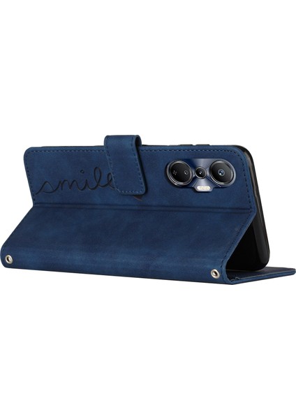 Infinix Hot 20S 4g Pu Deri Manyetik Telefon Kılıf Cilt Touch Hissed Hisset Cüzdan Stand Flip Cover Strap (Yurt Dışından)
