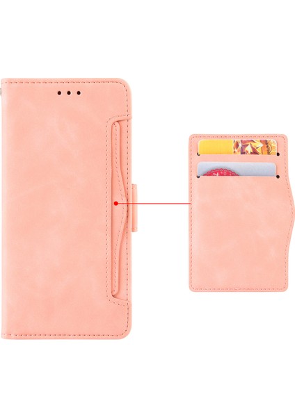 Infinix Note 30 4g / X6833B / X6716B Kıç Çizgisi Pu Deri Kılıf Cüzdan Telefon Stand Kapağı (Yurt Dışından)