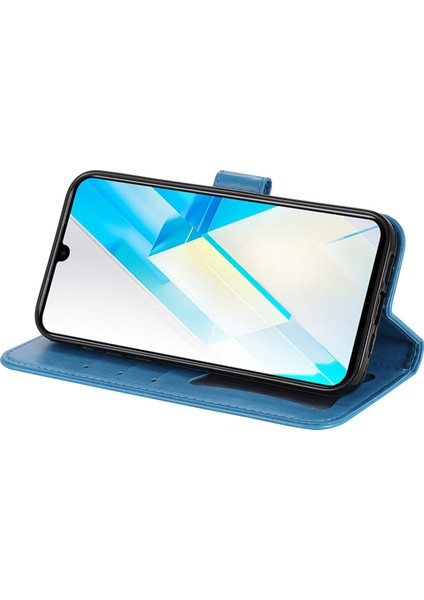 Infinix Note 12 G96 4g Pu Deri Deri Deri Telefon Kılıfı Stand Cüzdan Anti-Fall Koruyucu Cep Telefon Kapağı Kayışlı (Yurt Dışından) modelleri