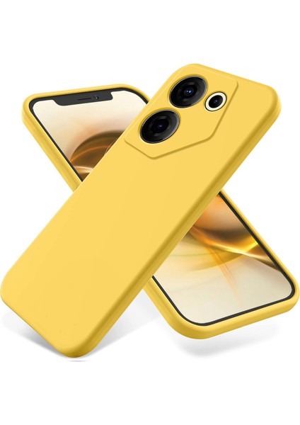 Tecno Camon 20 Pro 5g Yumuşak Astar Sıvı Silikon Çizilmez Kapak (Yurt Dışından)