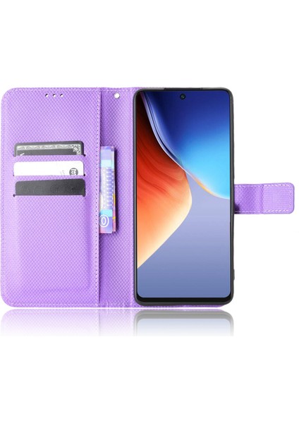 Tecno Camon 19 4g Flip Cüzdan Dokusu Askılı Pu Deri Kapak (Yurt Dışından)