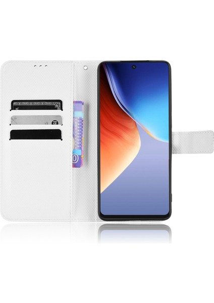 Tecno Camon 19 4g Flip Cüzdan Dokusu Askılı Pu Deri Kapak (Yurt Dışından)