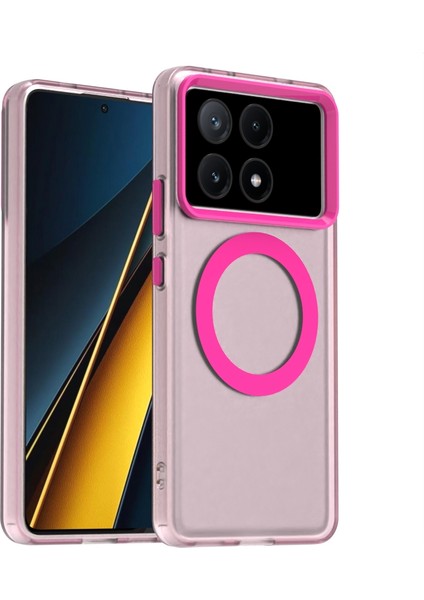 Xiaomi Poco X6 Pro 5g Pc+Tpu+Pet Düşmeyi Önleyici Telefon Kılıfı Magsafe ile Uyumlu (Yurt Dışından)